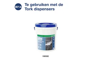 Reinigingsdoekjes Tork Hand Cleaning W14 parfumvrij wit 190592 - 5