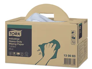 Poetspapier Tork 130083 Advanced 440 Blauw Performance Handy Box - 1