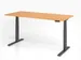 Elektrisch in hgte vst. zit-sta-bureau,HxBxD 640-1290x1800x800mm