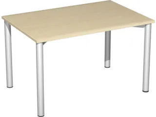multifunctionele tafel 720x1600x800mm rechthoekig 4-voeten RAL9006 - 1