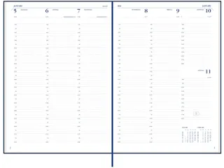 Agenda 2027 Ryam Weekly Mundior 7dagen/2pagina's bordeaux - 4