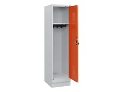 schoollocker,HxBxD 1630x400x500mm,1vak,vak B 400mm,draaigrendel,sokkel