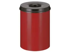 Vlamdovende papierbak 30 liter Rood