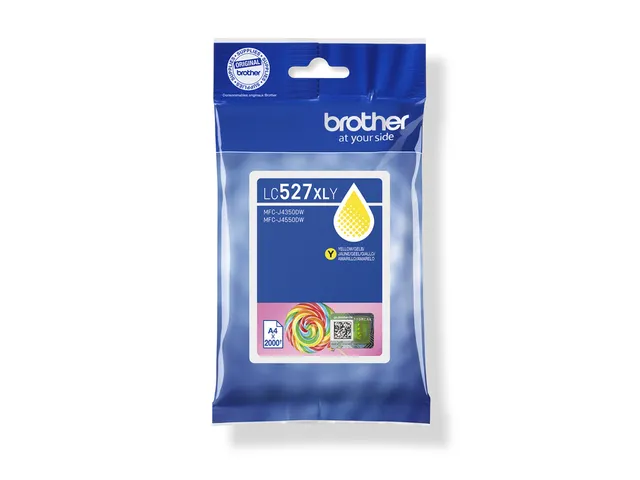 Inktcartridge Brother LC-527XLY HC geel 2000 pagina's