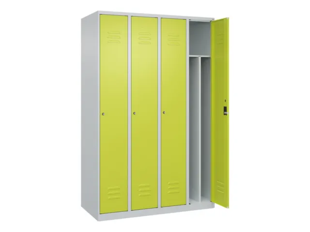 locker voor scheiding van kleding,HxBxD 1850x1200x500mm,4vak