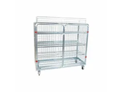 ballenwagen,draagverm. 500kg,HxLxB 1550x1500x620mm,3gaaswanden,deur