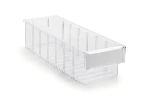 Transparante Assortimentsdoos Hxbxd 100x132x400mm Polystyreen