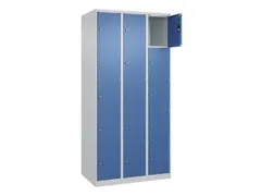 lockerkast,HxBxD 1850x900x500mm,3x5vakken,vak B 300mm,cil.-slot