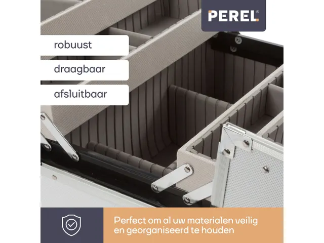 Aluminium Gereedschapskoffer 360X220X250Mm 19.8 Liter