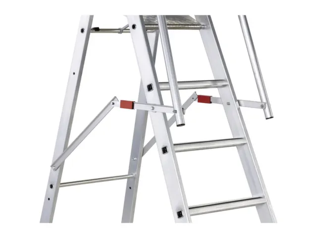 Platformladder Aluminium Bordes H X B X D 1840X 400X 400Mm 7Treden