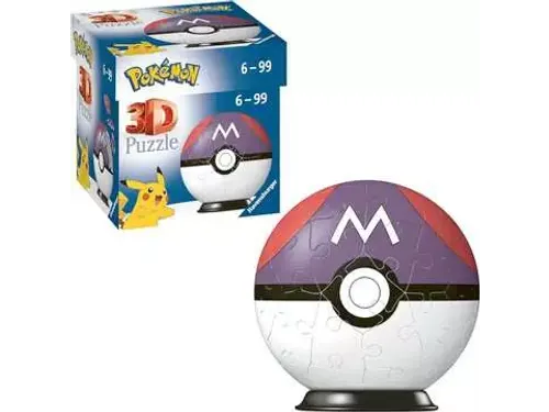 Ravensburger Pokémon Masterball 3D Puzzel 54 stukjes
