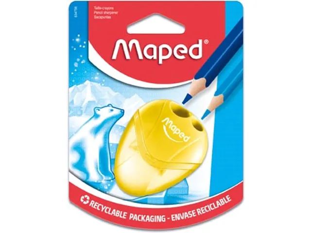 Potloodslijper i-gloo 2-gaats, op blister