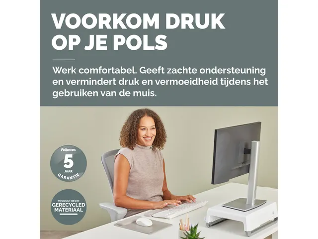 Polssteun Fellowes Breyta zand 6x47cm