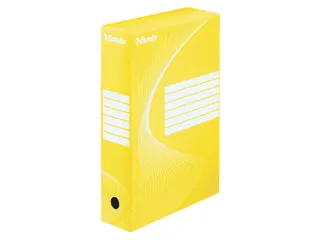 Archiefdoos Esselte Boxycolor 80mm 352x250mm geel - 1