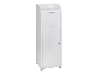Afvalbak 50 Liter Romp Staal Wit - 2