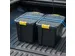 Boîte de rangement robuste 60L avec poignées Noir