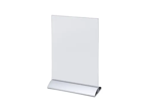 Menukaarthouder IEZZY staand A4 aluminium voet