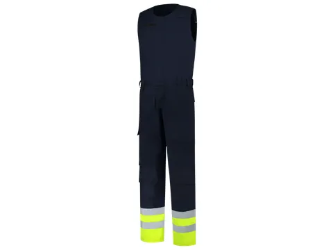 Tricorp 753008 bodybroek, fluo geel/inktblauw, maat 56, per stuk