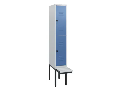 Dubbeldekse dekenkist,HxBxD 1950x300x815mm,1x2vak.,vak B 300mm