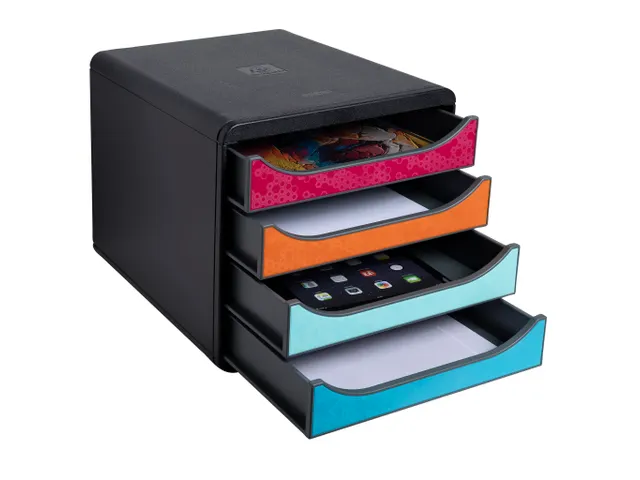 Ladenblok Big Box A4+ 4 laden Assorti