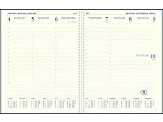 Agenda 2027 Ryam Executive Nappa 7dagen/2pagina's ringplastic zwart - 6