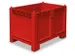 Stapelcontainer Pp Hxbxd 850x1200x800mm 550 Liter 4Poten Rood