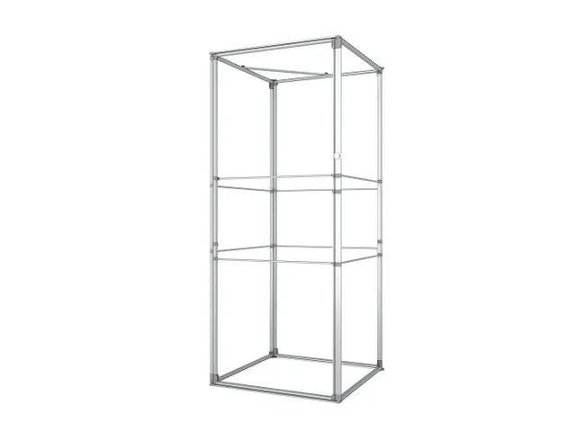 FlexFrame Opbergruimteset beurswand 98x250cm Zilver frame