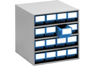 Bakkenunit Bxhxd 400X395X400Mm 16Bakken Blauw Behuizing Ral7035 - 1