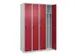 locker voor scheiding van kleding,HxBxD 1850x1200x500mm,4vak