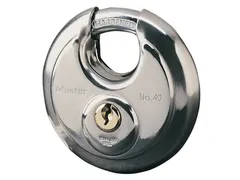 Cadenas Master Lock Disque support renforcé acier inoxydable 70mm