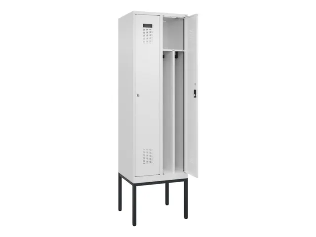 locker voor scheiding van kleding,HxBxD 2120x600x500mm,2vak