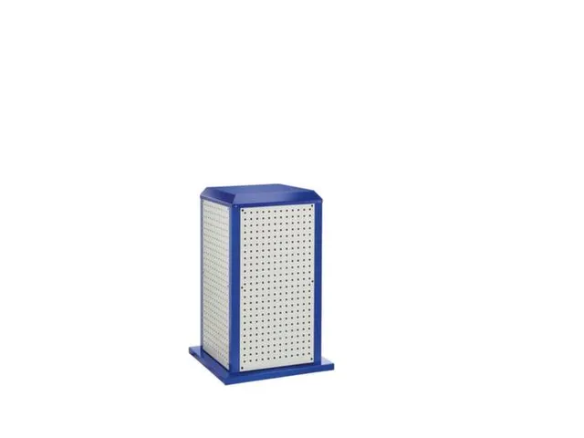 gereedschapswagen,HxBxD 1100x700x700mm,4geperforeerde platen buiten