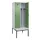 locker met bank,voor scheiding van kleding,HxBxD 2120x800x815mm,2vak