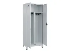 PBM-locker,HxBxD 1950x800x500mm,2vak,vak B 400mm,draaigrendel