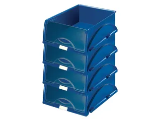 Sorteerbak Leitz 5231 Sorty met klep blauw A4 - 9