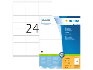 HERMA 4414 Premium etiketten A4 70x36mm Wit 12000 stuks - 1