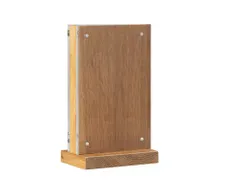Europel Kaarthouder T-standaard A6 Staand Acryl/Hout/Magneet