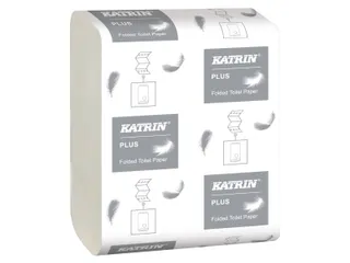 Katrin 56156 Plus toiletpapier Vouw 2-laags Wit Pak 40 Pak - 1