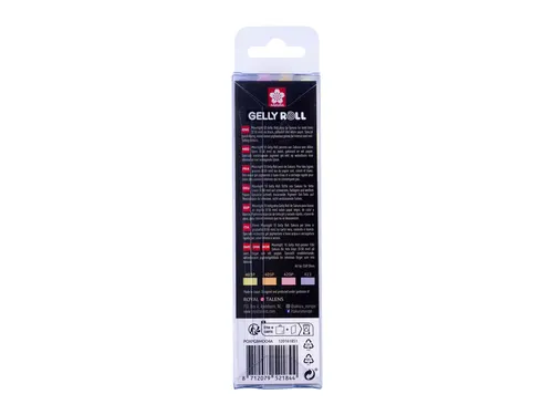 Gelschrijver Sakura Gelly Roll 1.0mm Moonlight 10 Sunrise 4 stuks