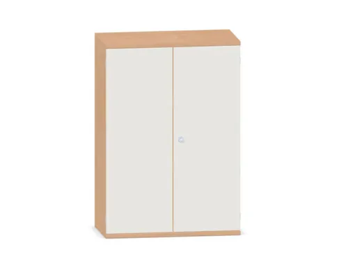 kantoorkast,HxBxD 1150x800x430mm,decor romp beuken,decor front wit