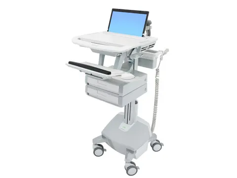 Ergotron SV44-1122-C multimediawagen & -steun Aluminium grijs wit