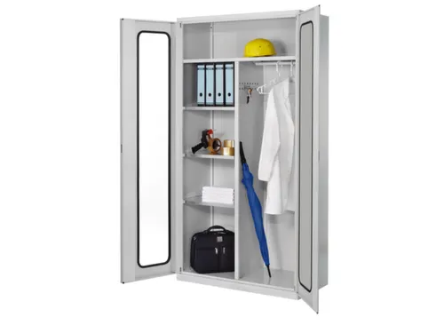 dossier-/kledingkast,HxBxD 1950x1000x500mm,kleur deuren RAL7035
