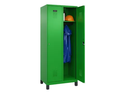 locker,HxBxD 1950x800x500mm,2vak,vak B 400mm,cil.-slot,voeten