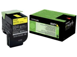 Return Program toner 802 1.000 pagina 80C20Y0 geel