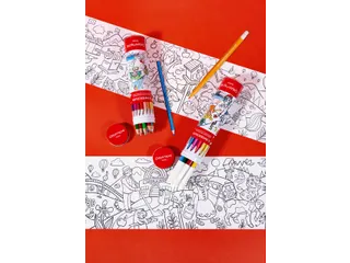 Viltstift Caran d'ache Swisscolor met poster koker à 10 kleuren - 5