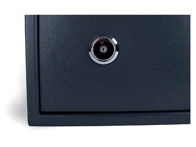 Kluis Pavo 352x250x250mm met stersleutel donkergrijs