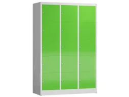 lockerkast,HxBxD 1800x1185x500mm,3x5vakken,vak B 395mm,cil.-slot
