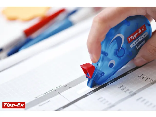 Correctietape Tipp-Ex zijwaarts 4.2mmx12m blister 2+1 gratis