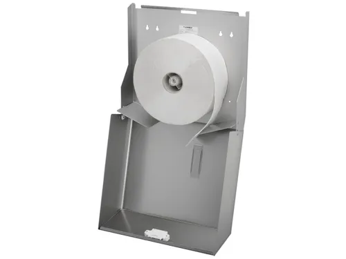 Toiletpapier Dispenser FFP RVS voor Maxi Jumborol Toiletpapier
