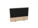 panneau de rehausse,p. table de bureau,NE-érable,BN8033-noir